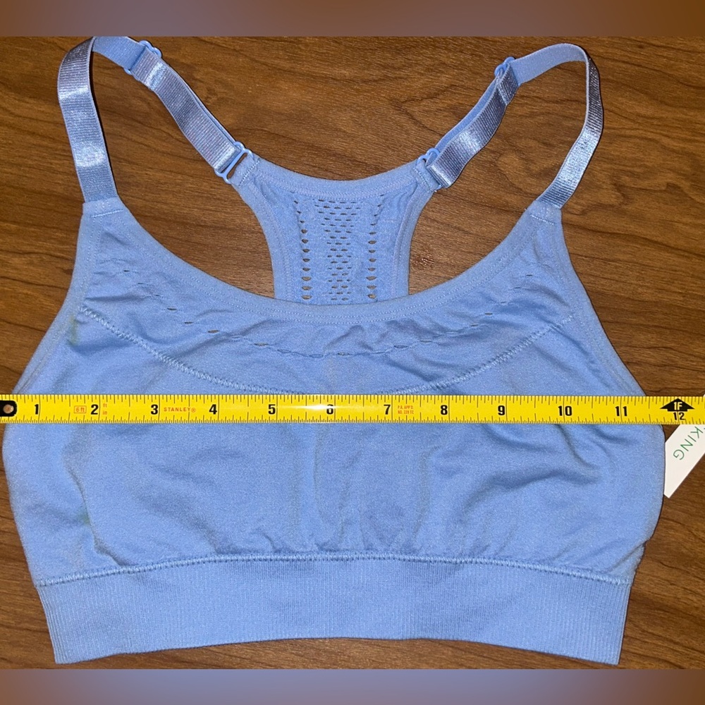 NWT- DIP BRAND - Blue yoga top “Wicking” “Color Run Women Active” Size: Small
